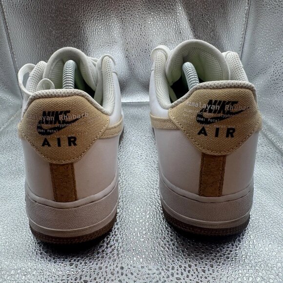Size‎ 9 Nike Air Force 1 Low Rhubarb Mens White Athletic Sneaker CZ0338-101 - Picture 8 of 12